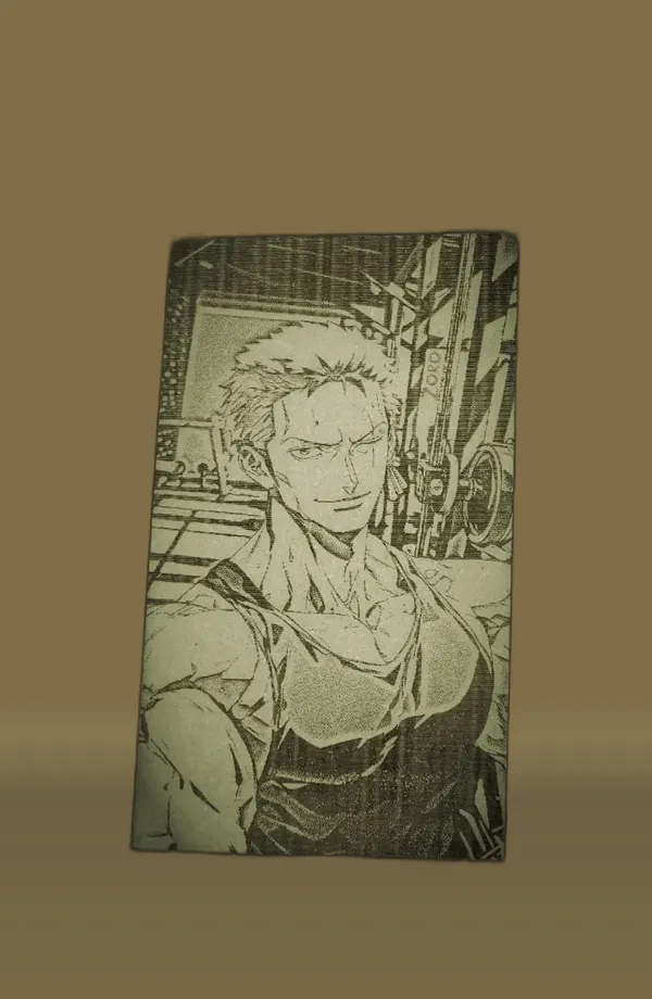 Roronoa_Zoro_Green_Wood_Engraved_Wall_Frame_|_Anime_Theme_|_For_Wall_Decoration