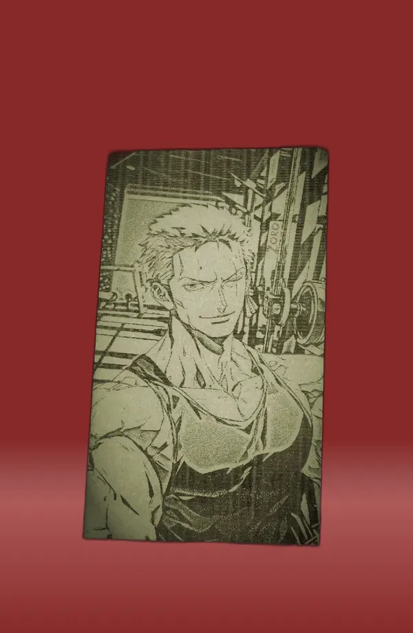 Roronoa_Zoro_Green_Wood_Engraved_Wall_Frame_|_Anime_Theme_|_For_Wall_Decoration
