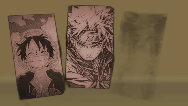 Anime_Characters_Beige_Wood_Engraved_Wall_Frame_|_Anime_Theme_|_For_Wall_Decoration