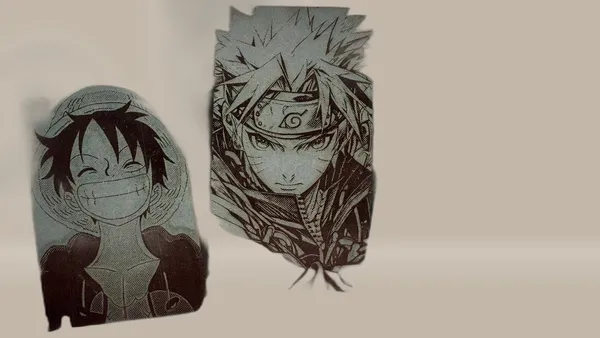 Anime_Characters_Green_Wood_Engraved_Wall_Frame_|_Anime_Theme_|_For_Wall_Decoration