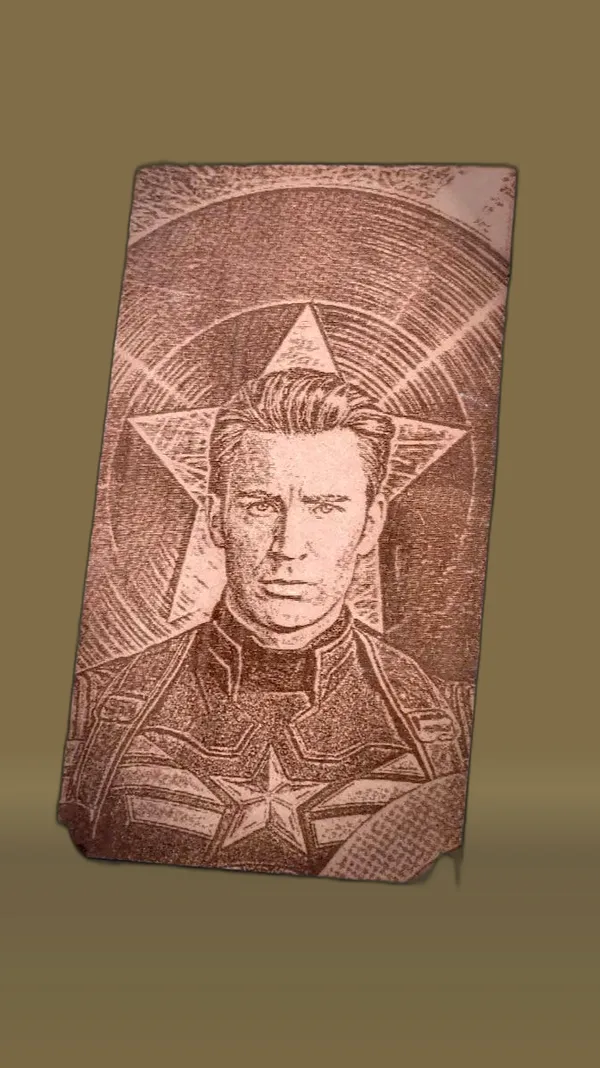 Captain_America_Beige_Wood_Engraved_Wall_Frame_|_For_Wall_Decoration