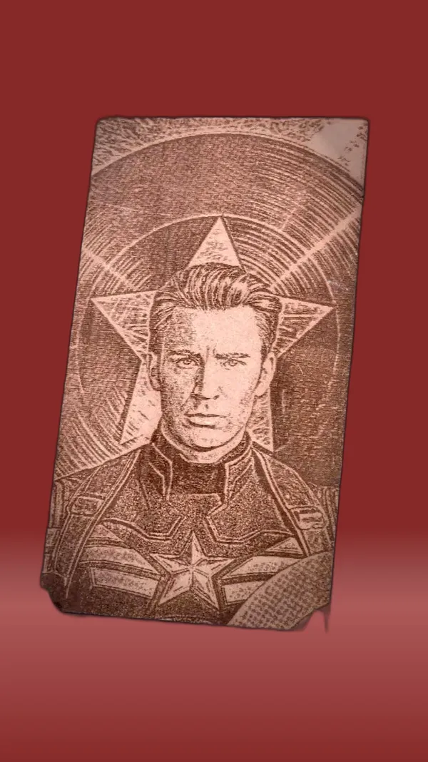 Captain_America_Beige_Wood_Engraved_Wall_Frame_|_For_Wall_Decoration