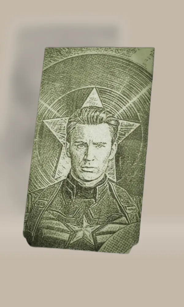 Captain_America_Green_Wood_Engraved_Wall_Frame_|_For_Wall_Decoration