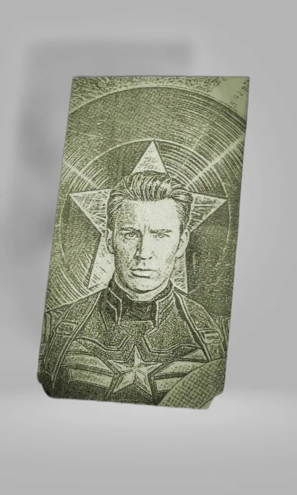 Captain_America_Green_Wood_Engraved_Wall_Frame_|_For_Wall_Decoration