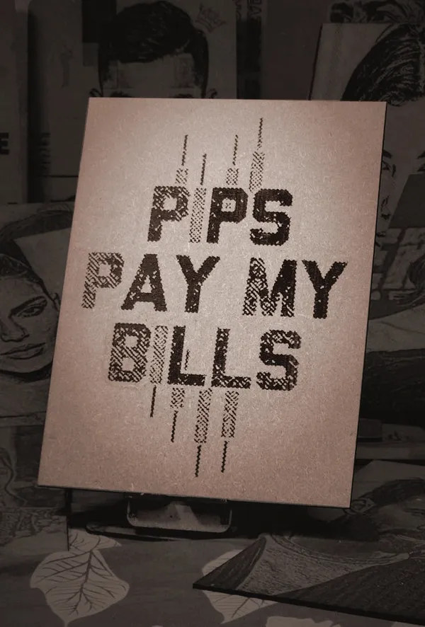 Pay_My_Bills_Beige_Wood_Engraved_Wall_Frame_|_For_Wall_Decoration
