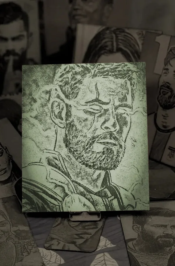 Thor_Green_Wood_Engraved_Wall_Frame_|_For_Wall_Decoration
