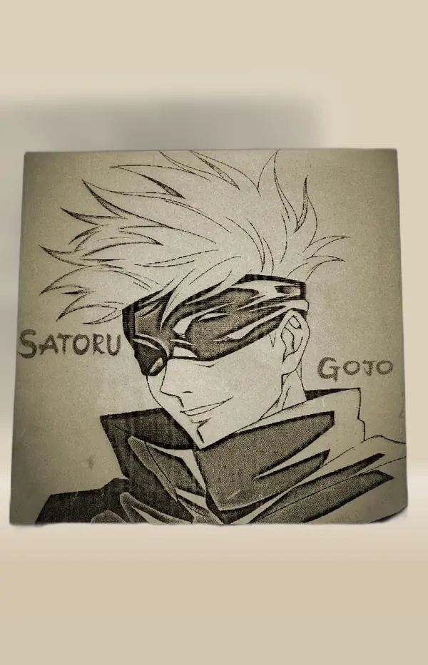 Gojo_Satoru_Green_Wood_Engraved_Wall_Frame_|_Anime_Theme_|_For_Wall_Decoration