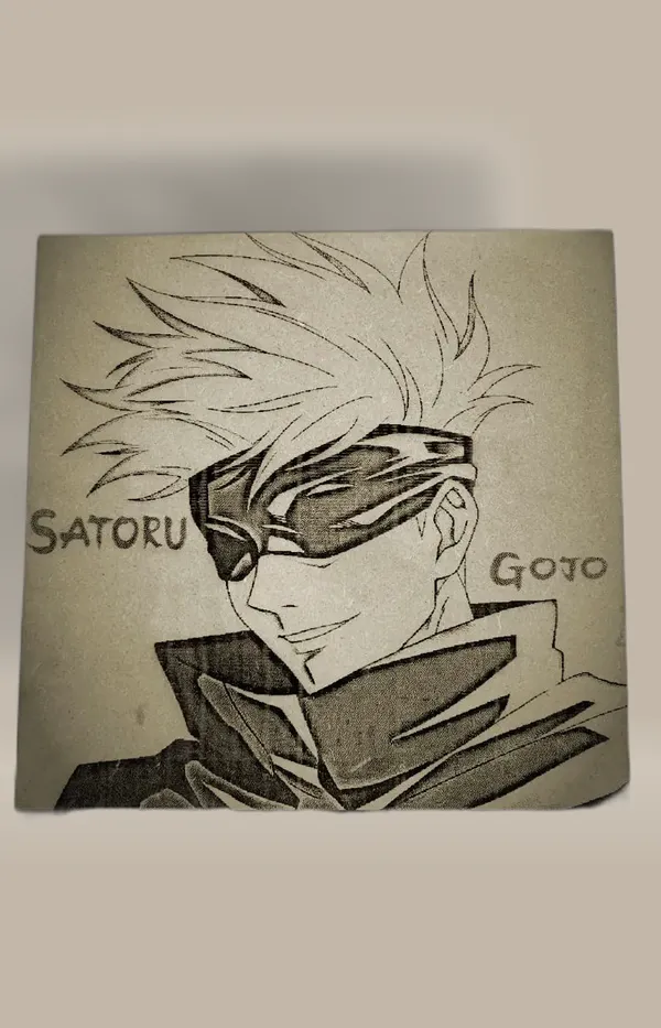 Gojo_Satoru_Green_Wood_Engraved_Wall_Frame_|_Anime_Theme_|_For_Wall_Decoration