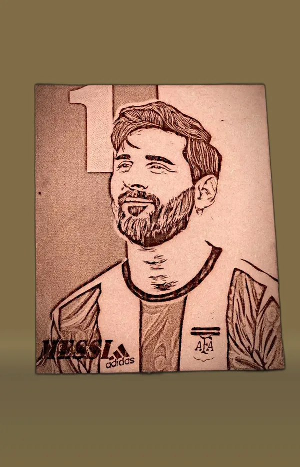 Lionel_Messi_Beige_Wood_Engraved_Wall_Frame_|_For_Wall_Decoration