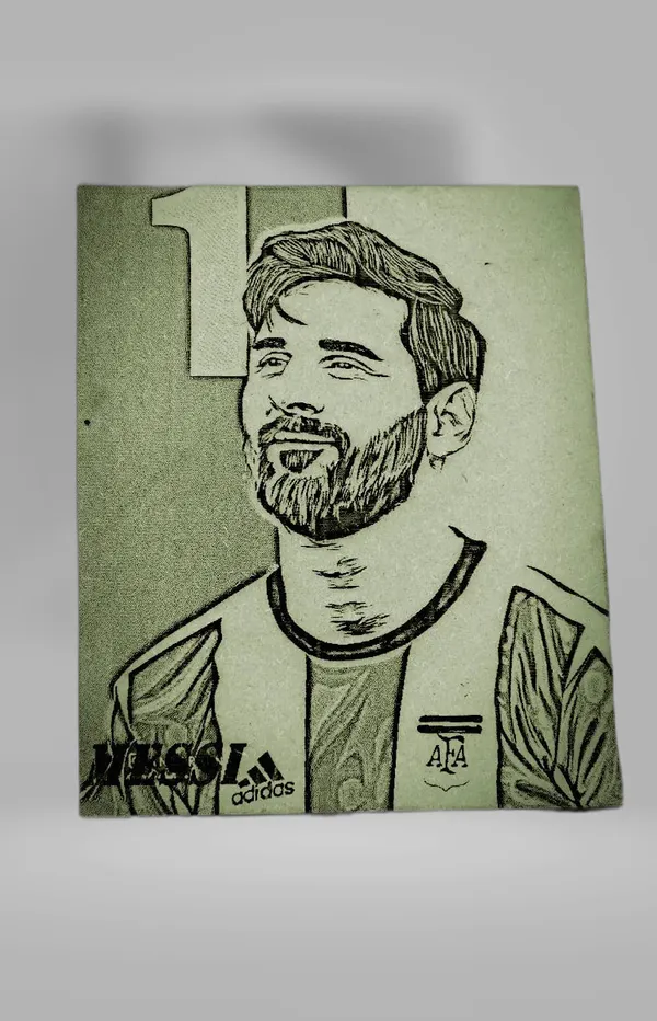 Lionel_Messi_Green_Wood_Engraved_Wall_Frame_|_For_Wall_Decoration
