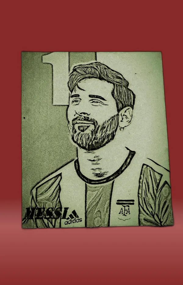Lionel_Messi_Green_Wood_Engraved_Wall_Frame_|_For_Wall_Decoration