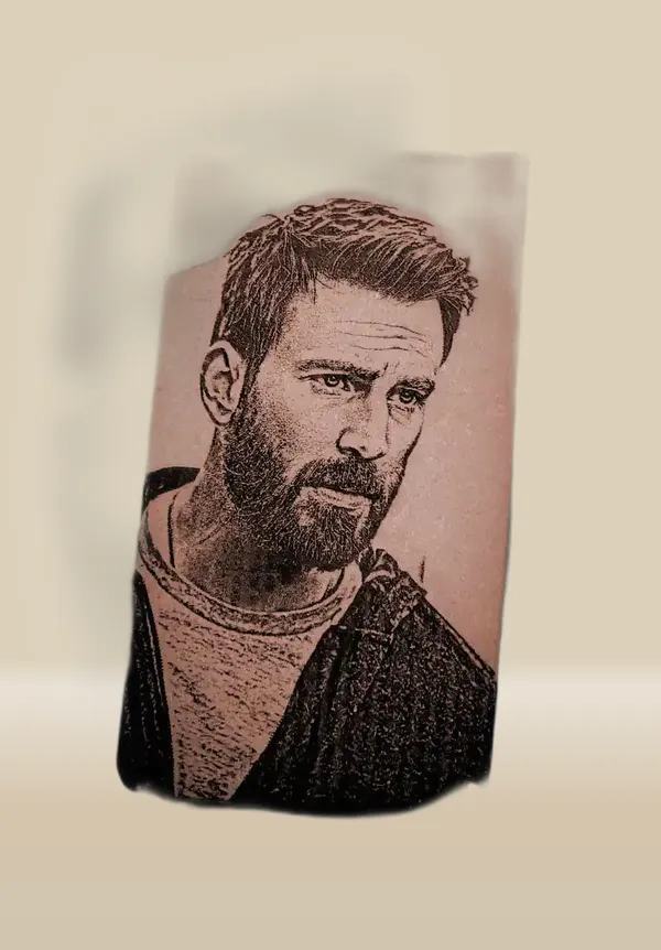 Captain_America_Beige_Wood_Engraved_Wall_Frame_|_For_Wall_Decoration