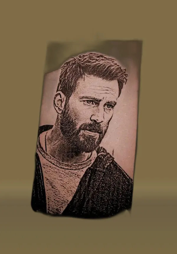 Captain_America_Beige_Wood_Engraved_Wall_Frame_|_For_Wall_Decoration