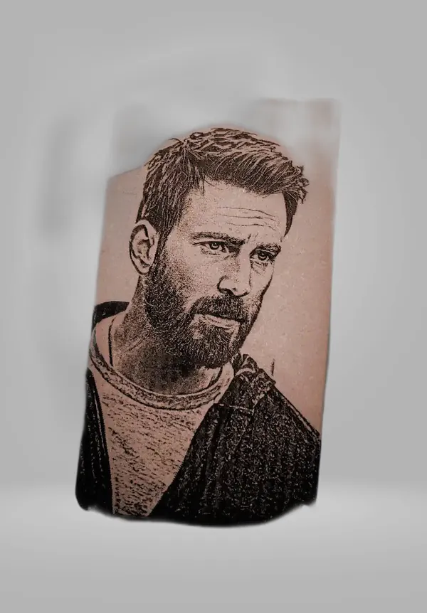 Captain_America_Beige_Wood_Engraved_Wall_Frame_|_For_Wall_Decoration