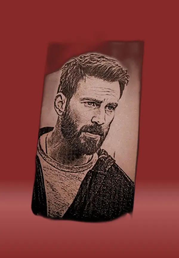 Captain_America_Beige_Wood_Engraved_Wall_Frame_|_For_Wall_Decoration
