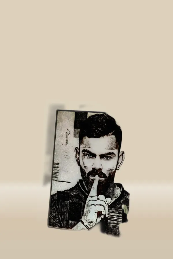 Virat_Kohli_Brown_Wood_Engraved_Wall_Frame_|_For_Wall_Decoration