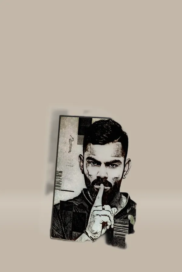 Virat_Kohli_Brown_Wood_Engraved_Wall_Frame_|_For_Wall_Decoration