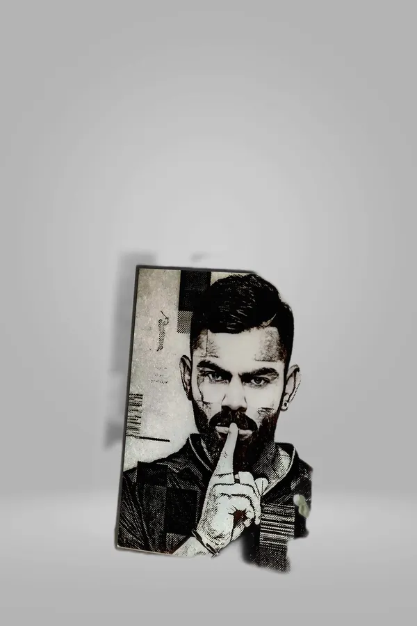 Virat_Kohli_Brown_Wood_Engraved_Wall_Frame_|_For_Wall_Decoration