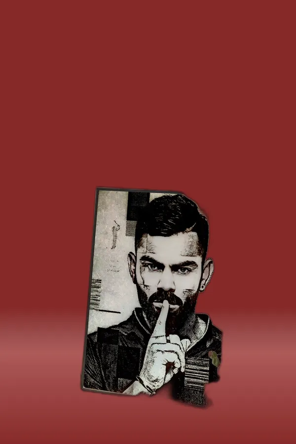 Virat_Kohli_Brown_Wood_Engraved_Wall_Frame_|_For_Wall_Decoration