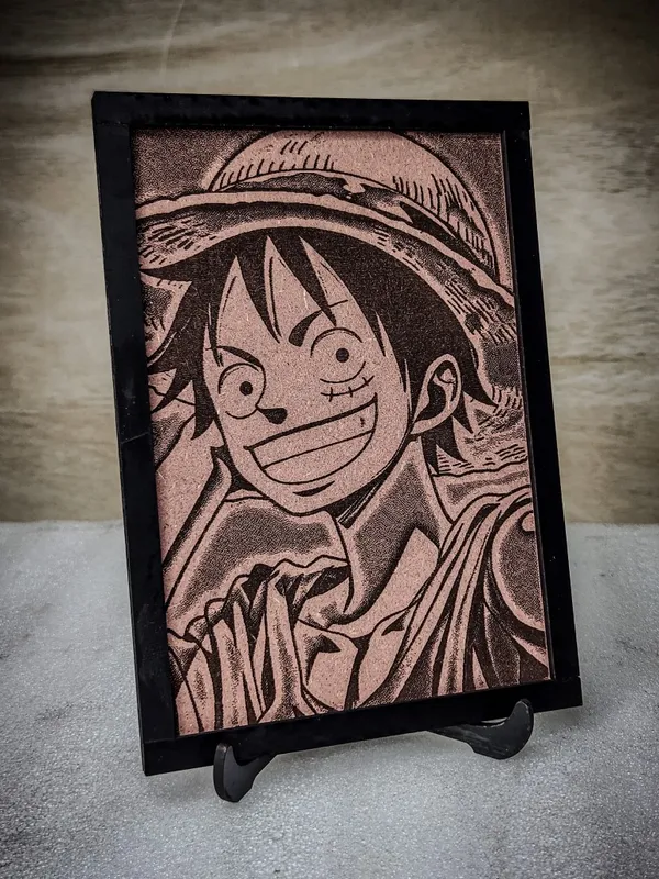 Luffy_Beige_Wood_Engraved_Wall_Frame_|_Anime_Theme_|_For_Wall_Decoration