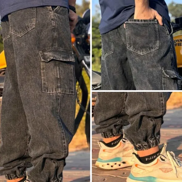 BLACK_LOOSE_FIT_PURE_COTTON_JOGGER_FIT_JEANS_FOR_MEN.