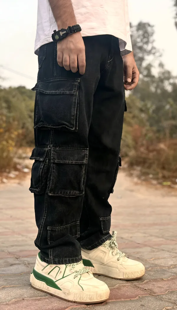 BLACK_BAGGY_LOOSE_FIT_10_POCKET_DENIM-_CASUAL_JEANS_FOR_MEN