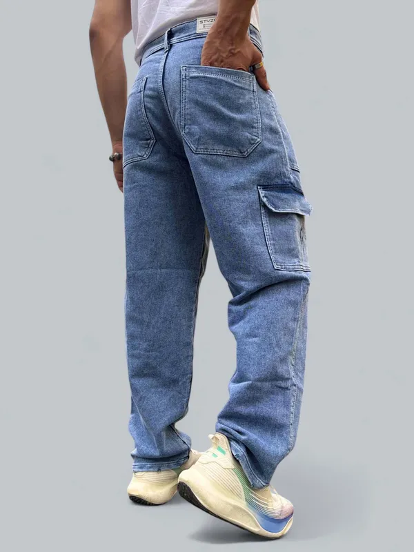 LIGHT_BLUE_BAGGY_CARGO_JEANS_FOR__MEN