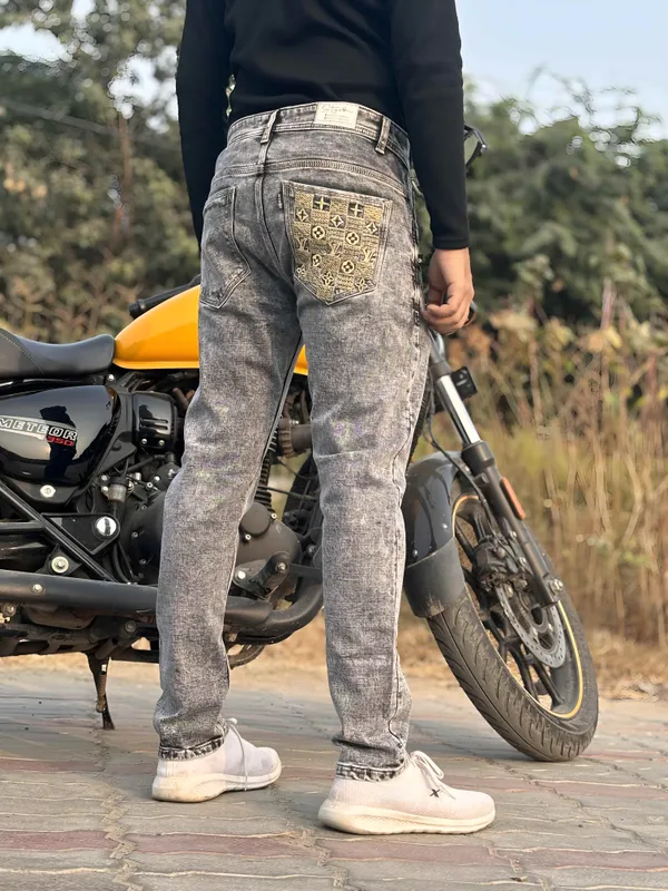 Indiamart Mens Slim Biker Jeans Indiamart Semi Formal Trousers For