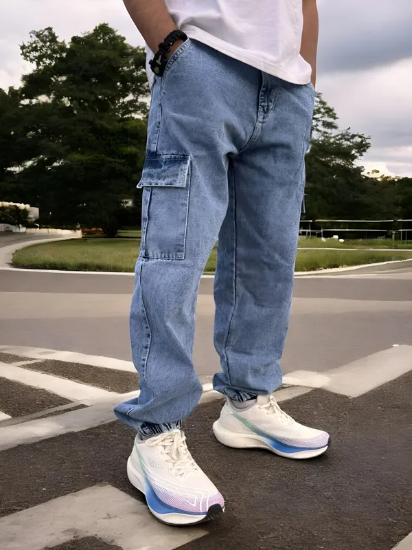 Light_Blue_Jogger_Loose_Fit_Jeans_For_Men