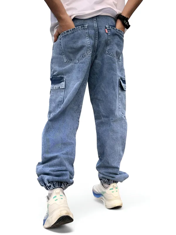 Light_Blue_Jogger_Loose_Fit_Jeans_For_Men