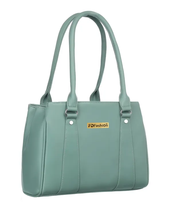 Green_Artificial_Leather_Shoulder_Bag_For_Women