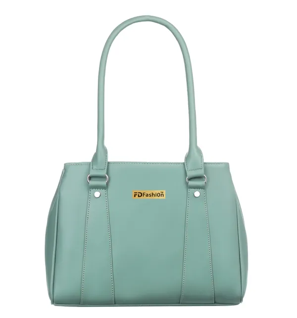 Green_Artificial_Leather_Shoulder_Bag_For_Women