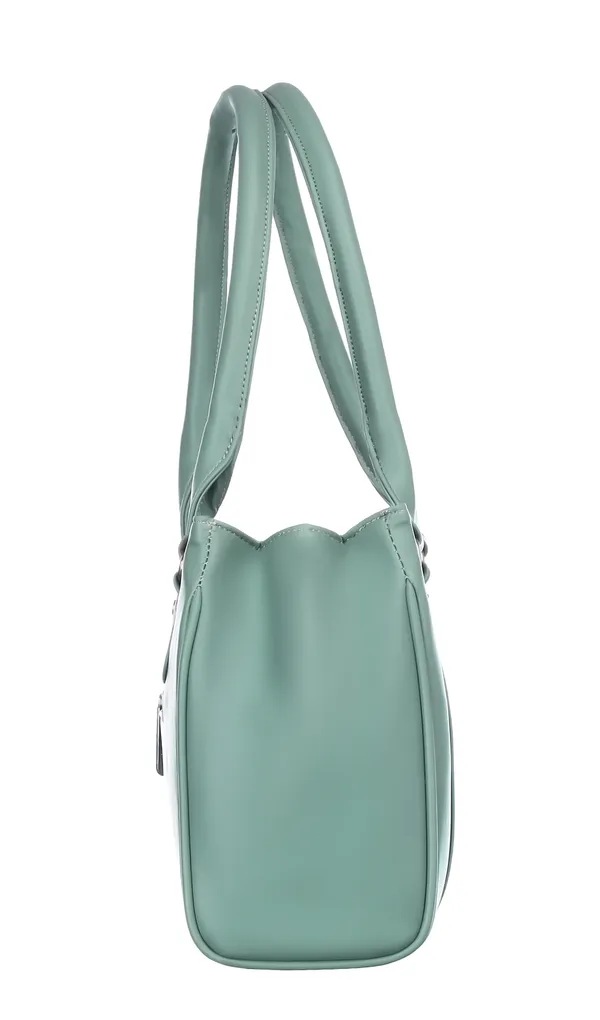 Green_Artificial_Leather_Shoulder_Bag_For_Women