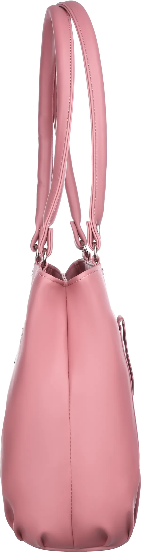 Pink_Artificial_Leather_Shoulder_Bag_For_Women