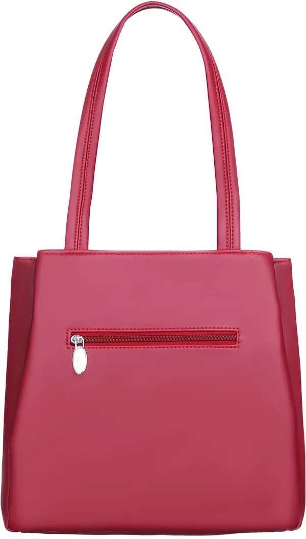 Maroon_Pu_&_Artificial_Leather_Shoulder_Bag_For_Women