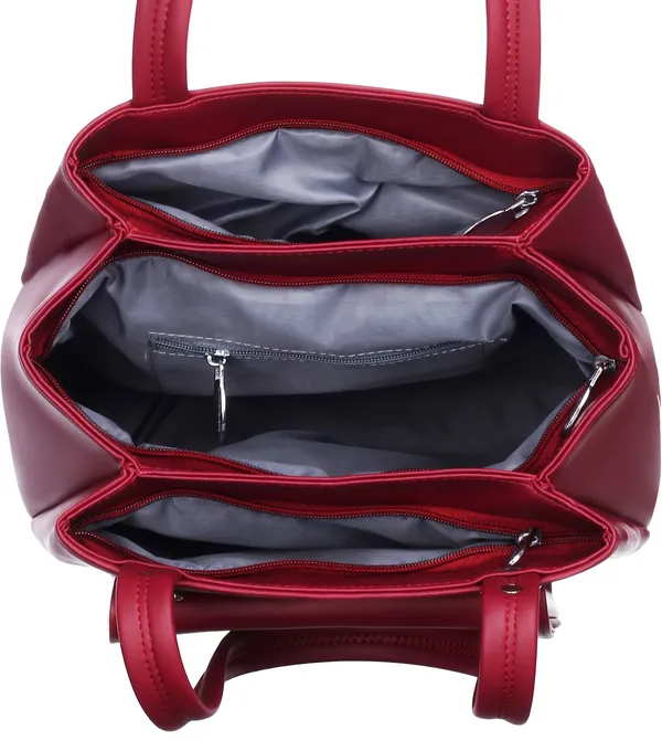 Maroon_Pu_&_Artificial_Leather_Shoulder_Bag_For_Women