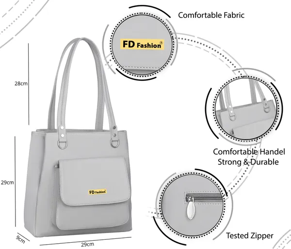 Grey_Pu_&_Artificial_Leather_Shoulder_Bag__For_Women