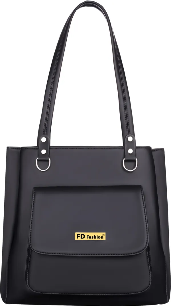 Black_Pu_&_Artificial_Leather_Shoulder_Bag__For_Women