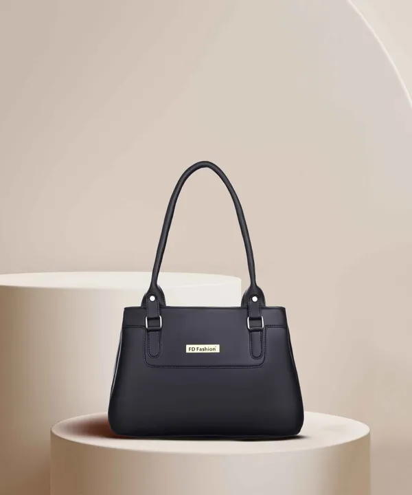 Black_Pu_Shoulder_Bag_For_Women