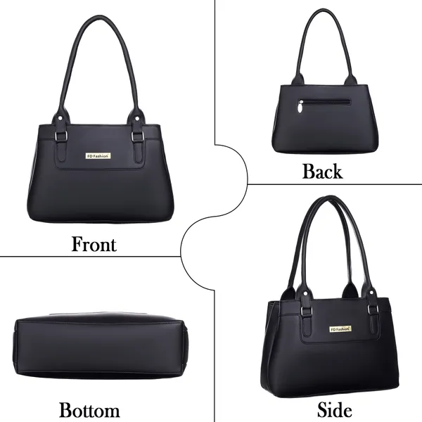 Black_Pu_Shoulder_Bag_For_Women