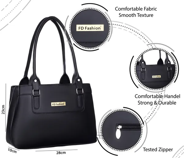 Black_Pu_Shoulder_Bag_For_Women