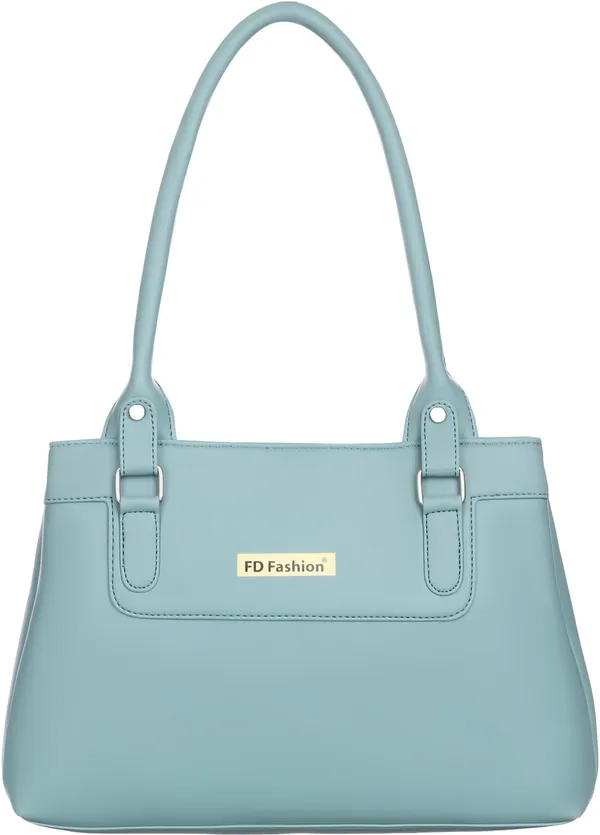 Blue_Pu_Shoulder_Bag__For_Women