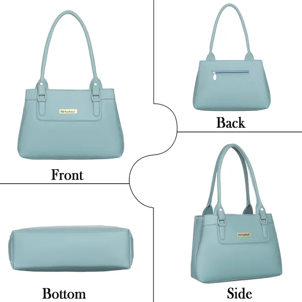 Blue_Pu_Shoulder_Bag__For_Women