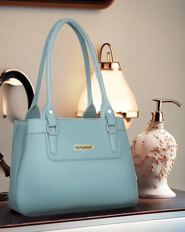Blue_Pu_Shoulder_Bag__For_Women
