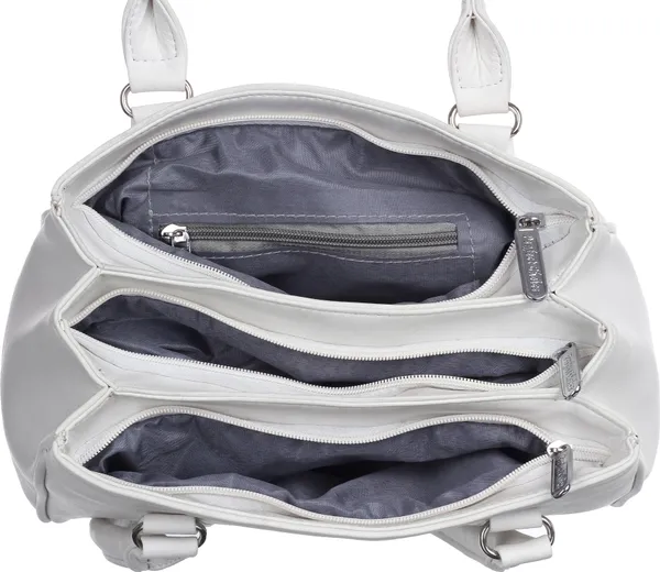 White_Pu_Shoulder_Bag_For_Women
