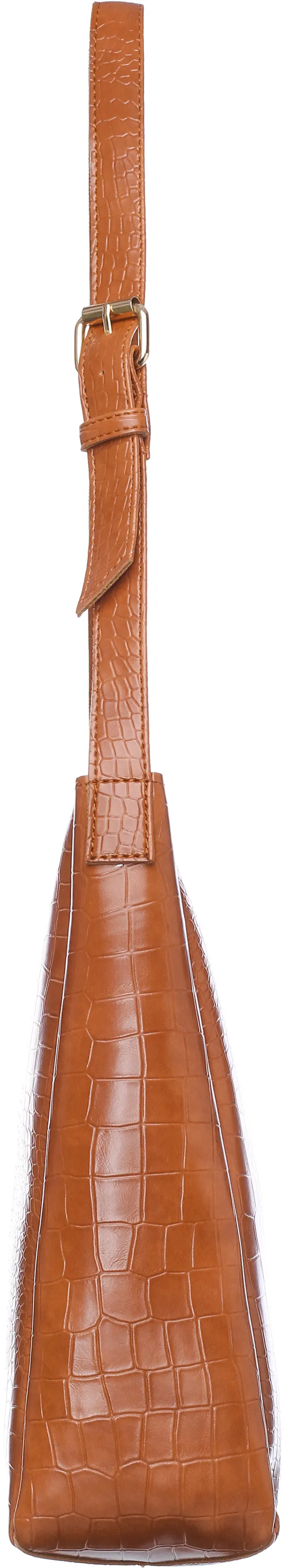 Tan_Artificial_Leather_Shoulder_Bag_For_Women