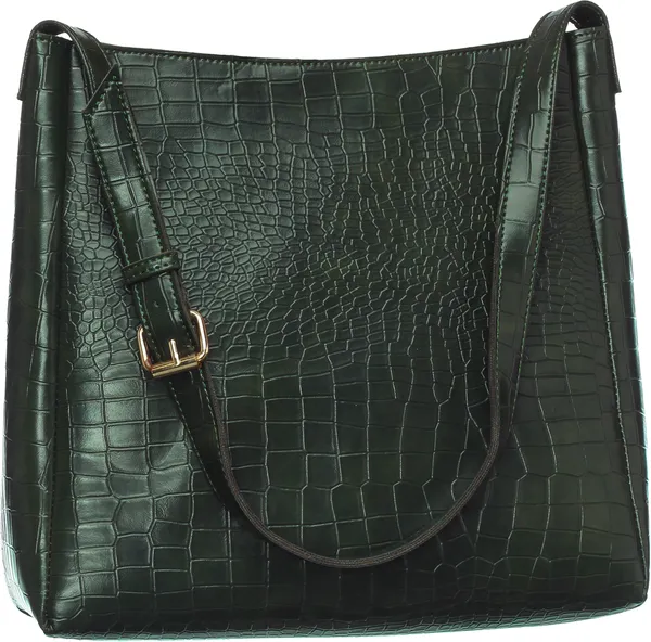 Green_Artificial_Leather_Shoulder_Bag_For_Women