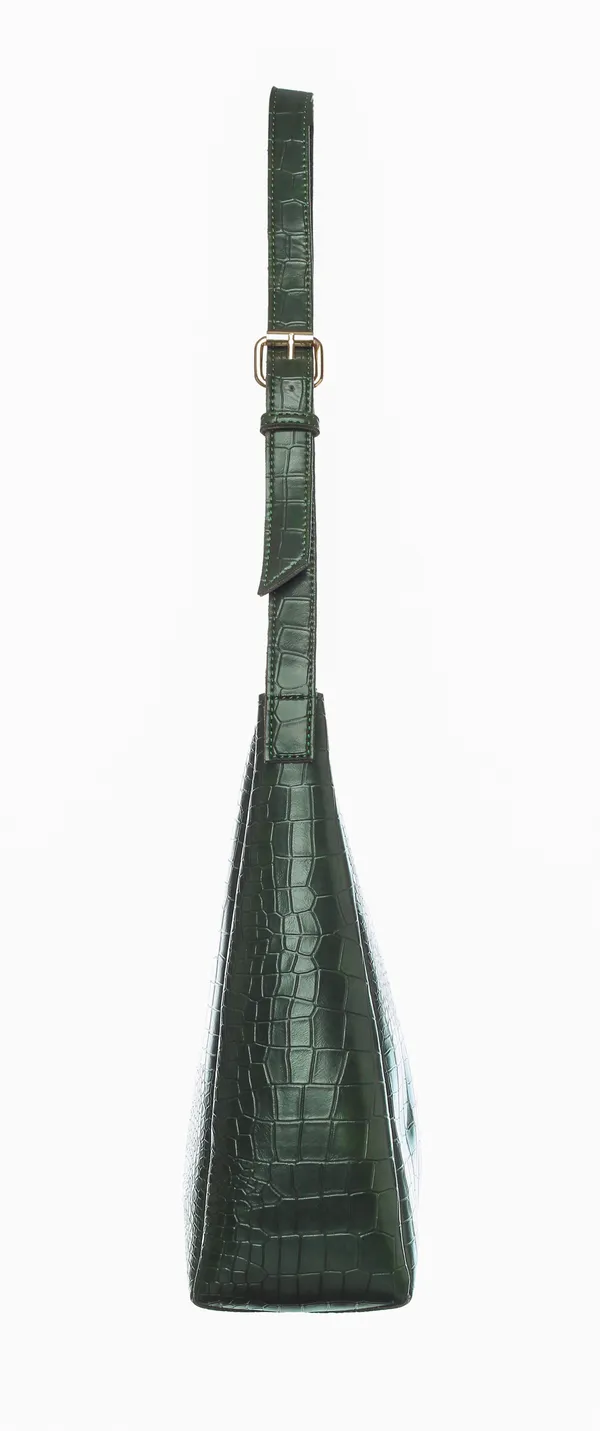 Green_Artificial_Leather_Shoulder_Bag_For_Women