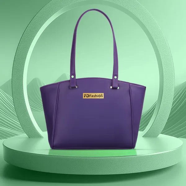 Purple_Pu_Shoulder_Bag_For_Women