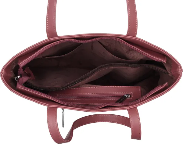 Pink_Artificial_Leather_Shoulder_Bag__For_Women
